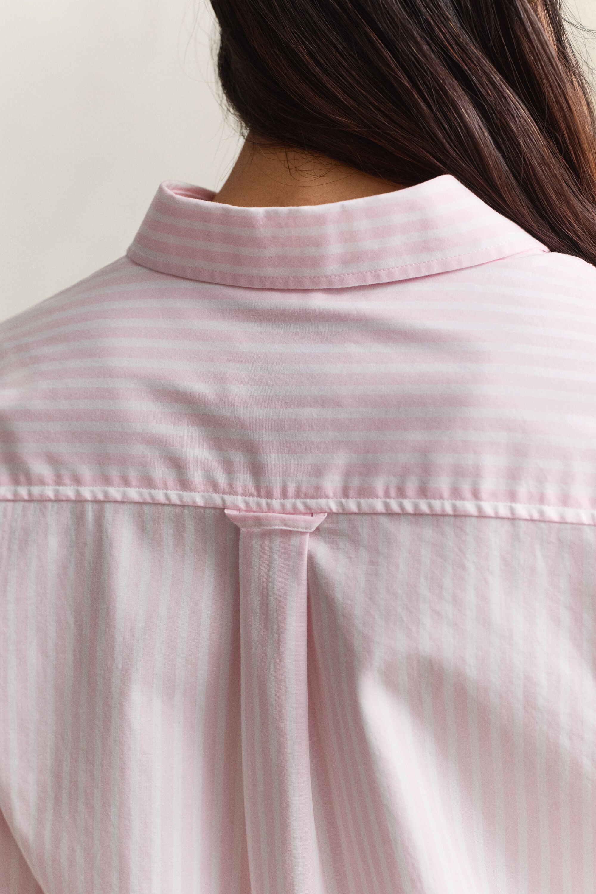 Camisa de popelina Regular Fit clásica de rayas