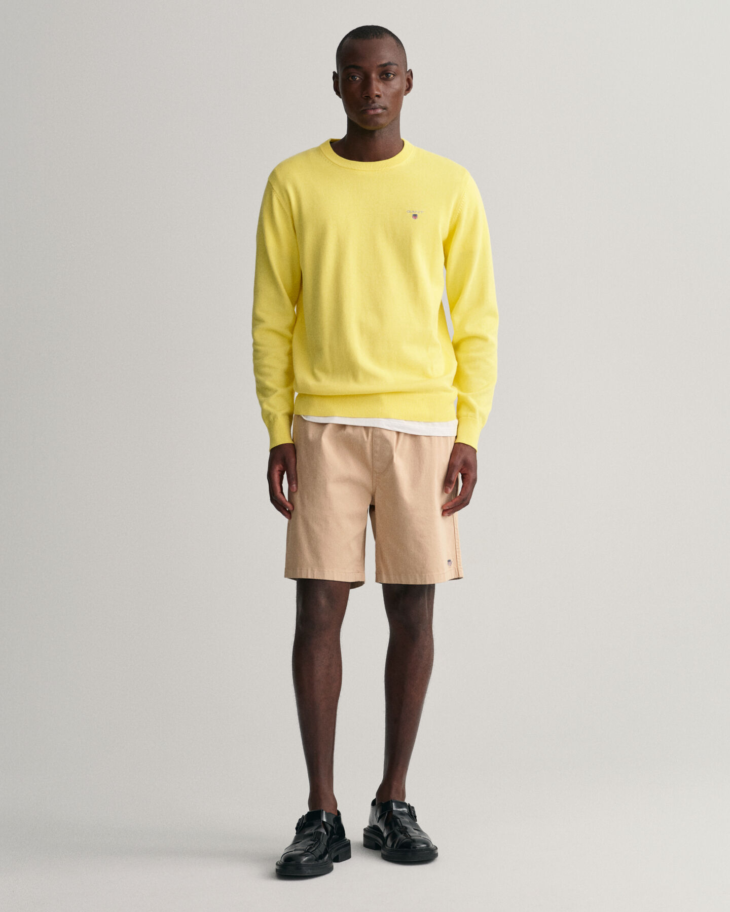 Jersey de cuello redondo de algod&oacute;n Classic