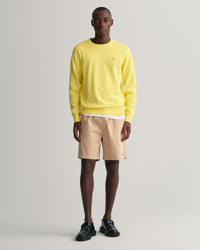 Jersey de cuello redondo de algod&oacute;n Classic