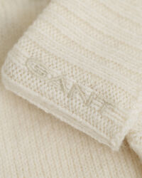 Guantes de lana en punto de ochos