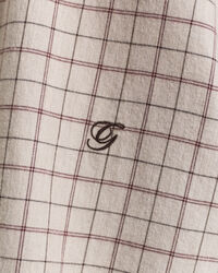 Camisa Relaxed Fit de franela perchada a cuadros