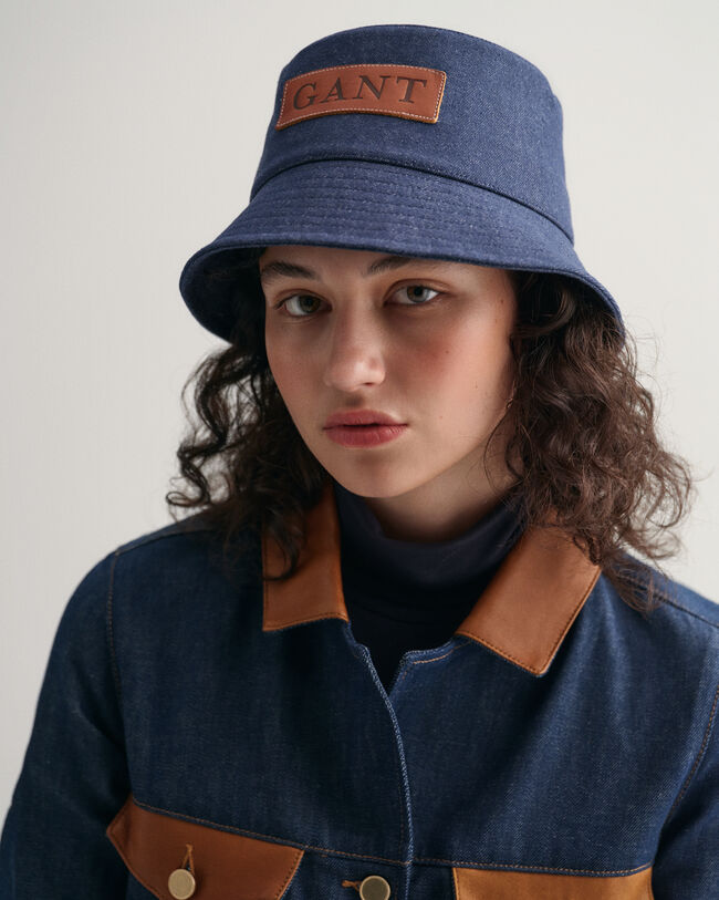 Gorro de pescador en tela vaquera