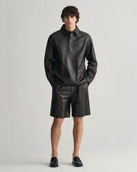 Pantalones cortos de piel