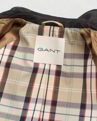 Gabán con cuello de piel