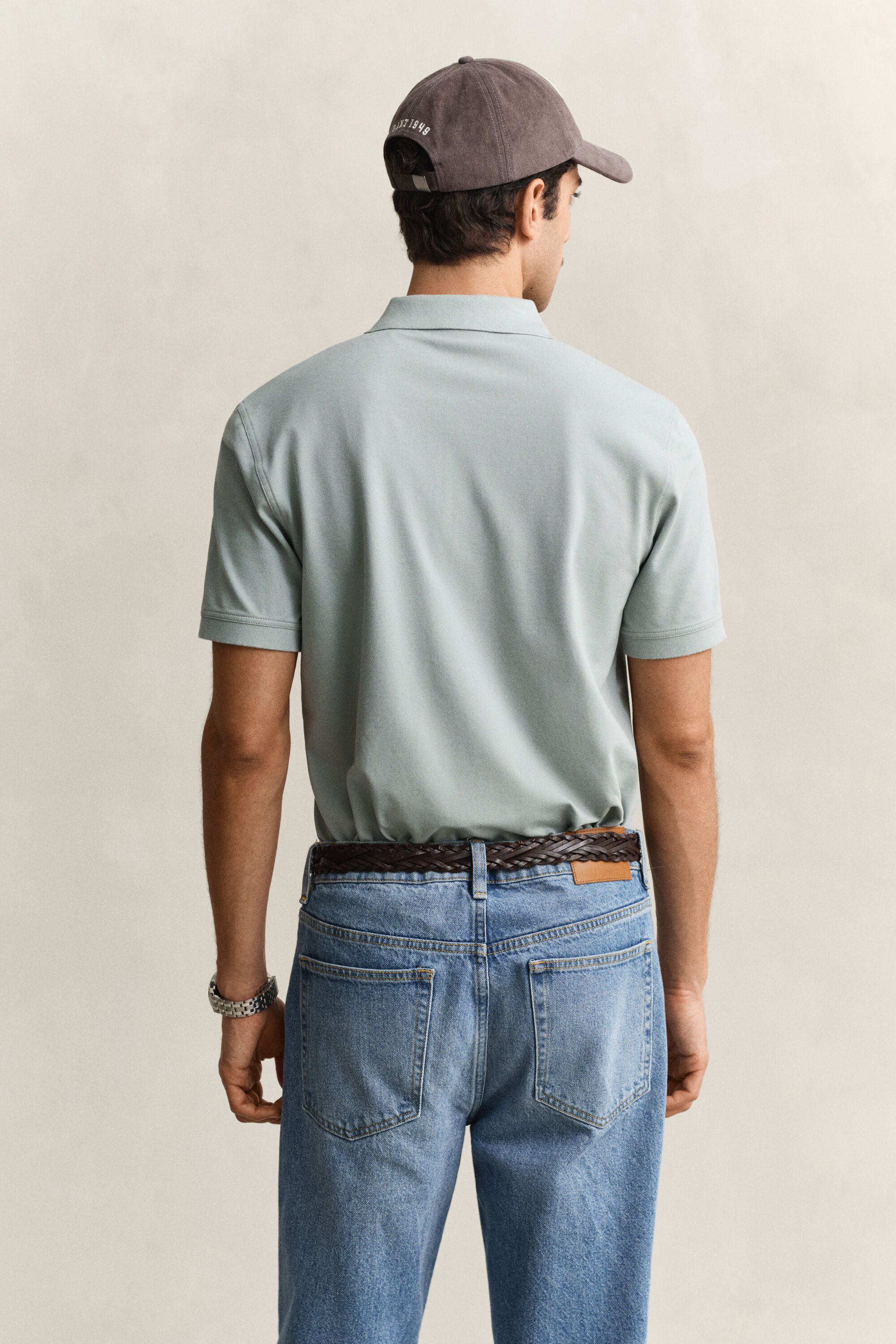 Polo de piqué en contraste