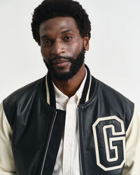 GANT Varsity Jacket de piel