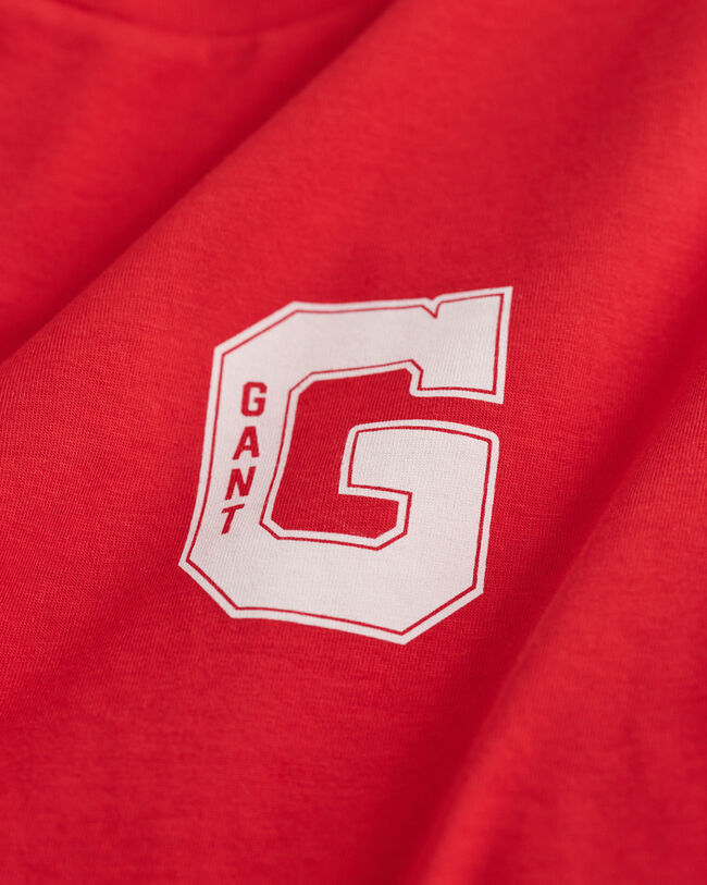 Camiseta de cuello redondo y manga larga G