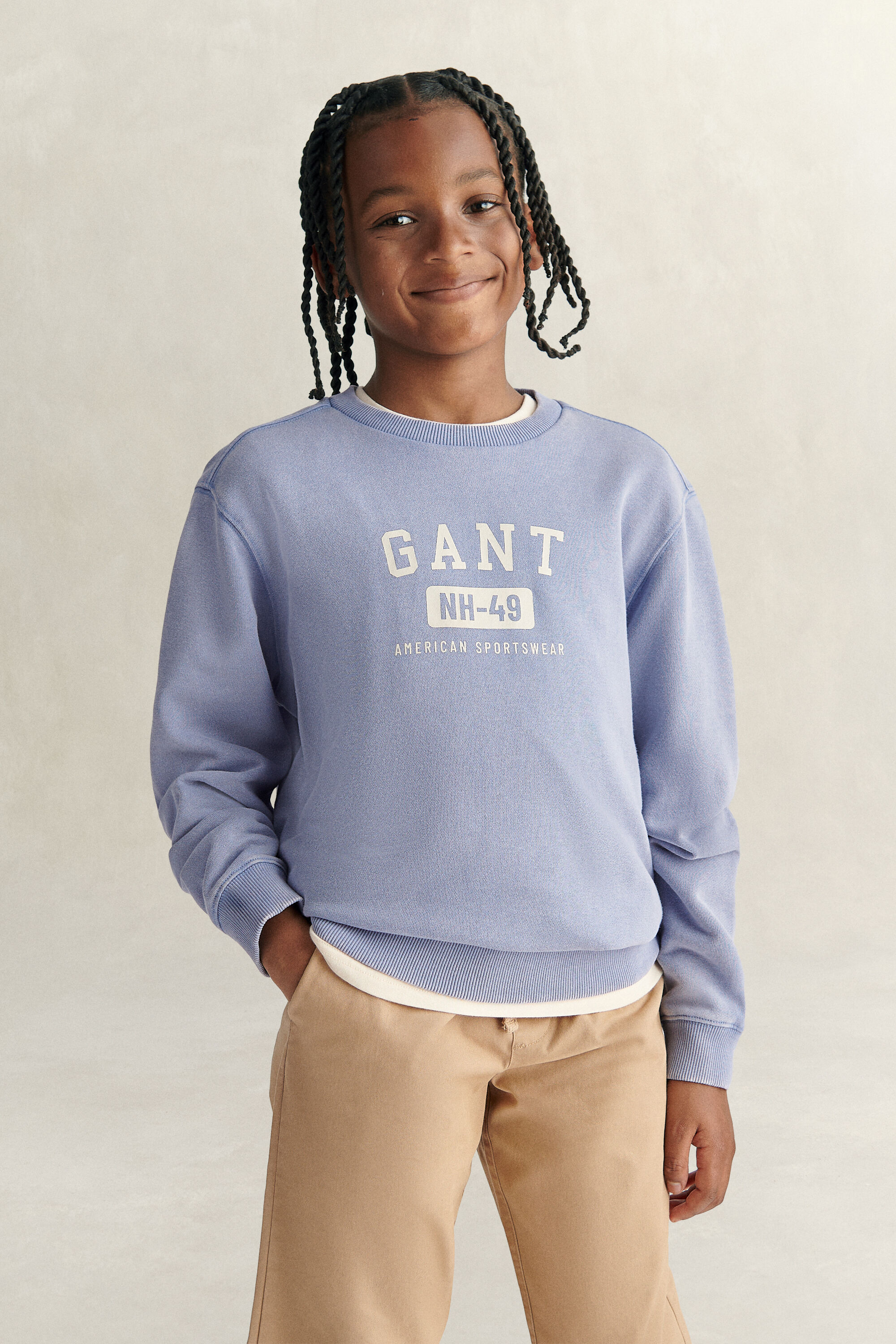 Sudadera lavada Teen Boys