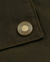 Chaqueta encerada de largo medio