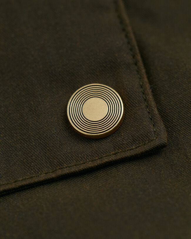 Chaqueta encerada de largo medio