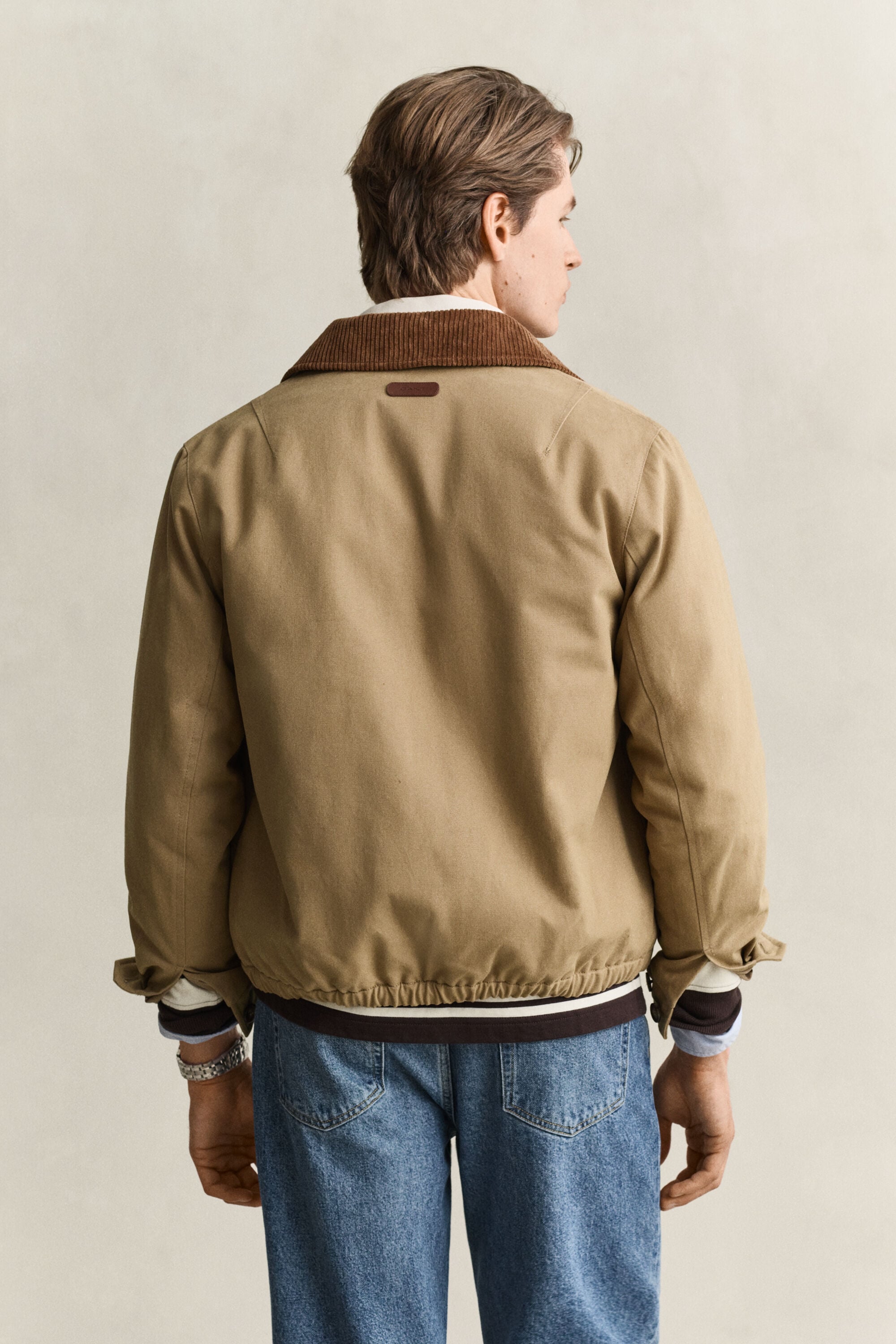Chaqueta Harrington de molesquín