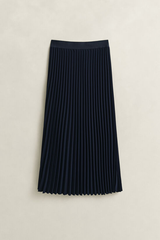 Falda midi plisada