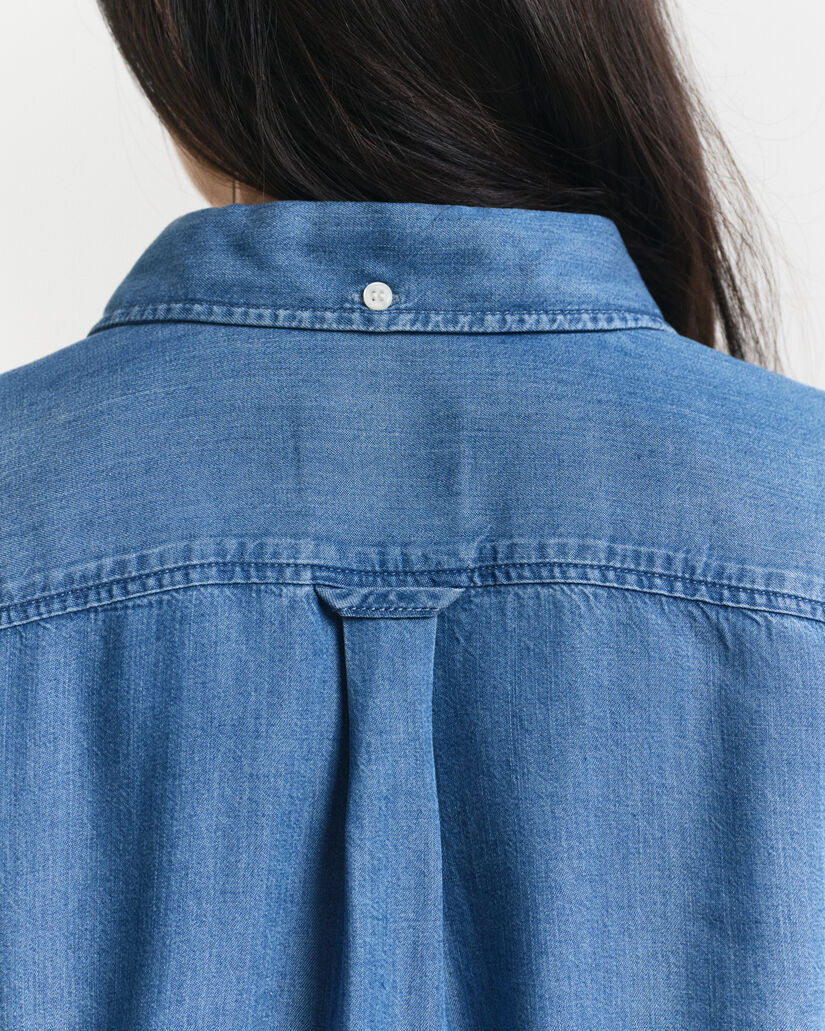 Camisa Relaxed Fit añil