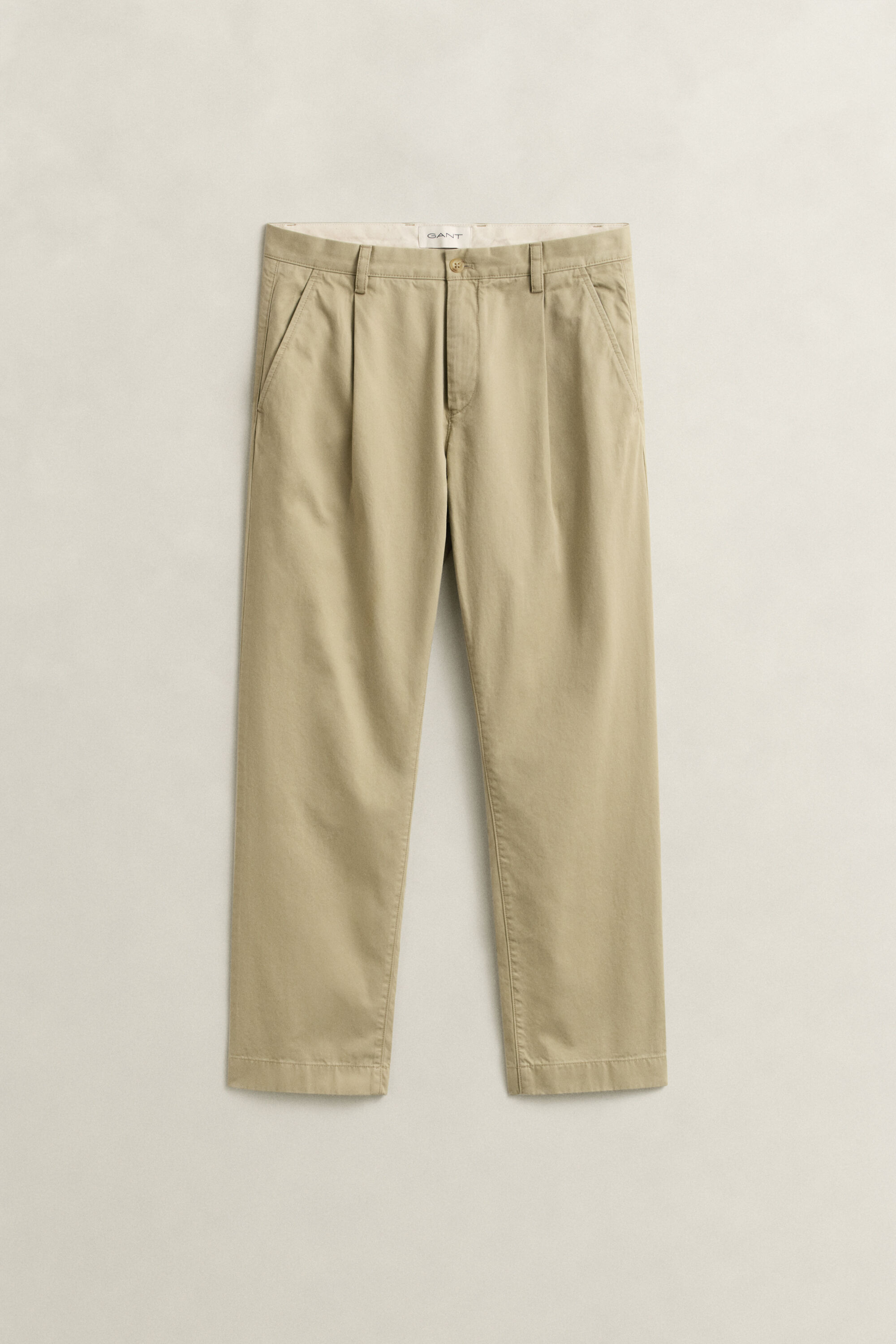 Pantalones chinos Regular Fit de sarga de algodón