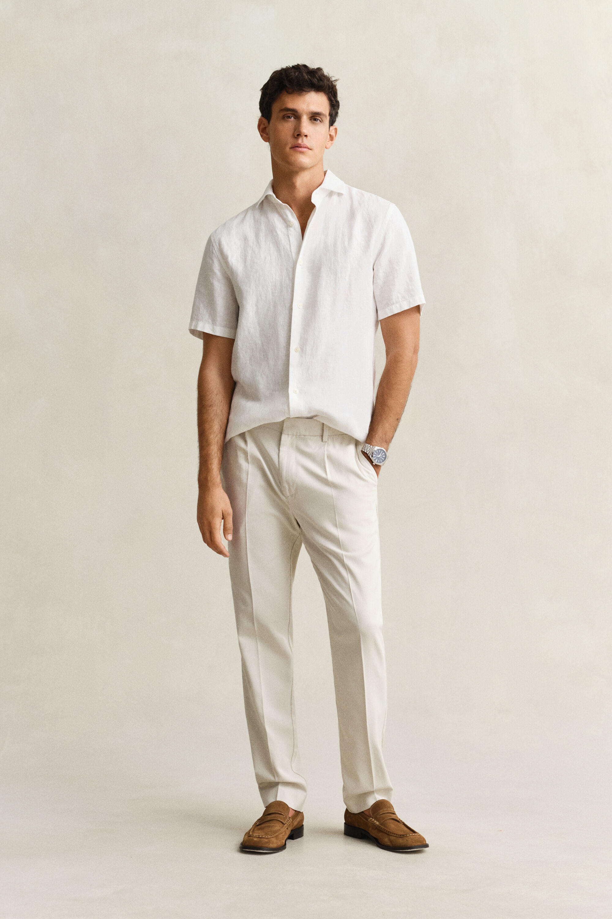 Pantalones de mezcla de lyocell