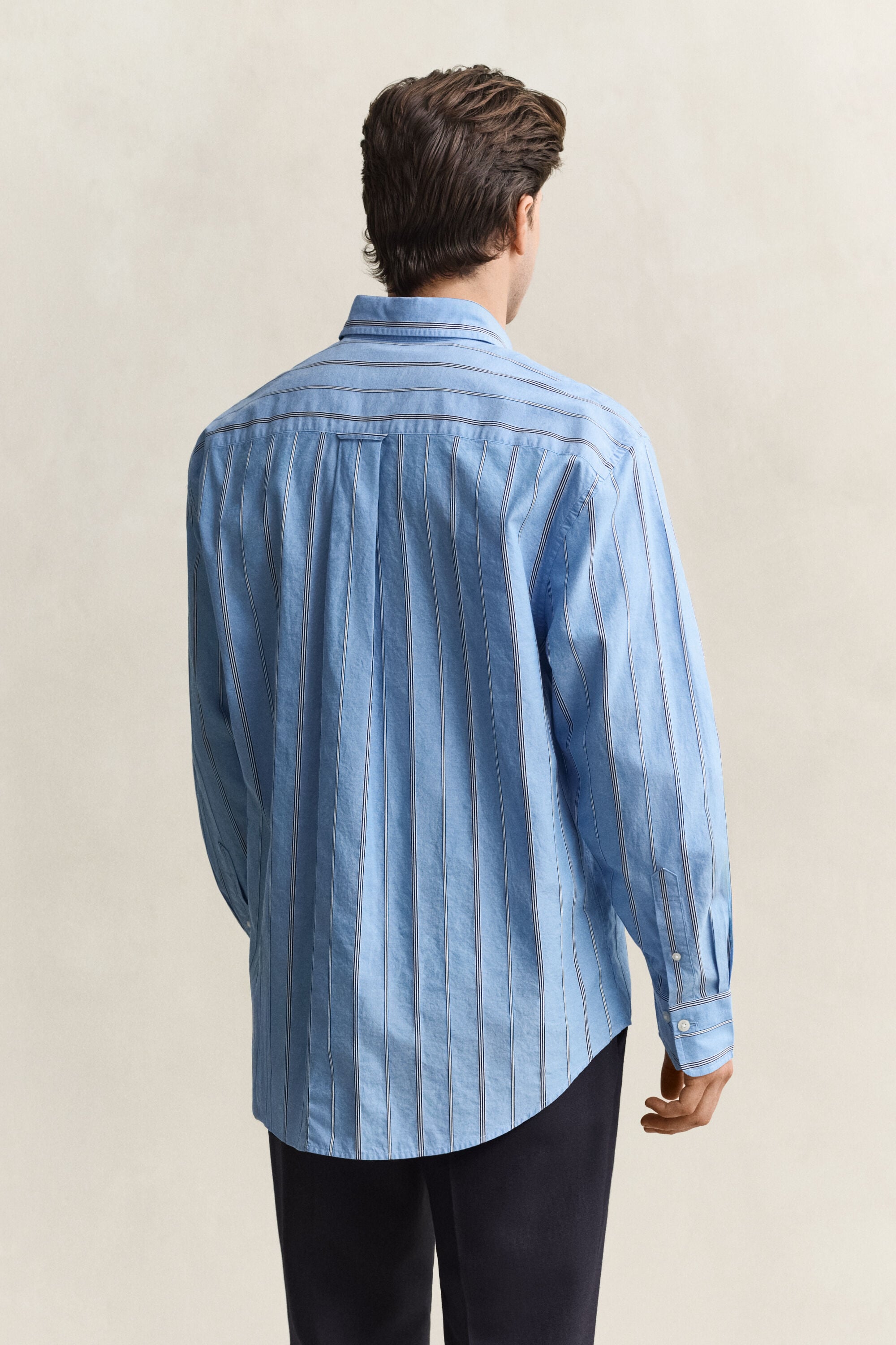 Camisa Relaxed Fit Dobby Stripe
