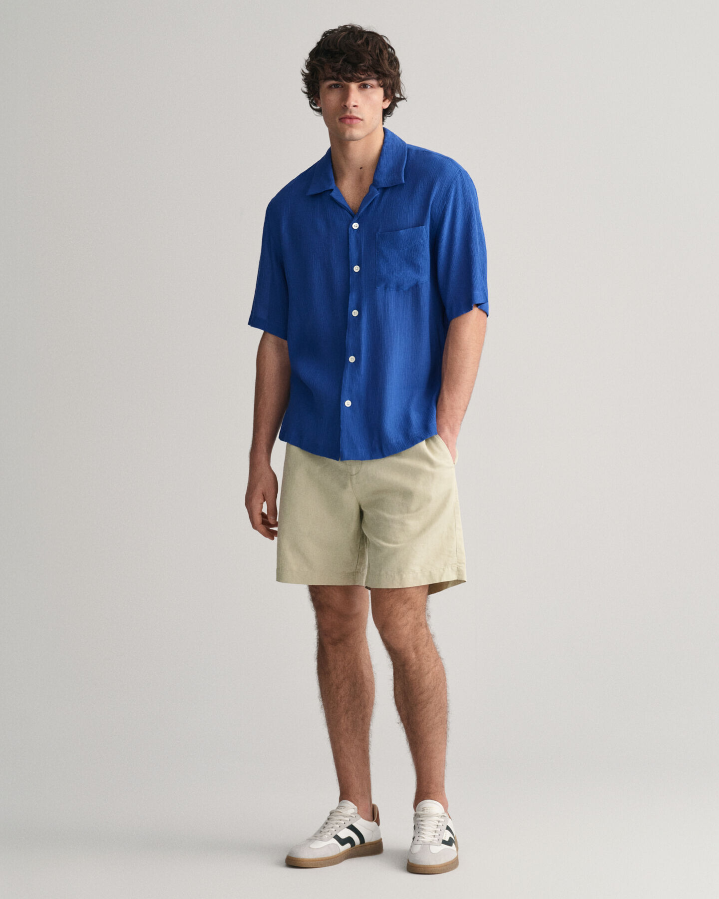 Camisa Relaxed Fit con textura