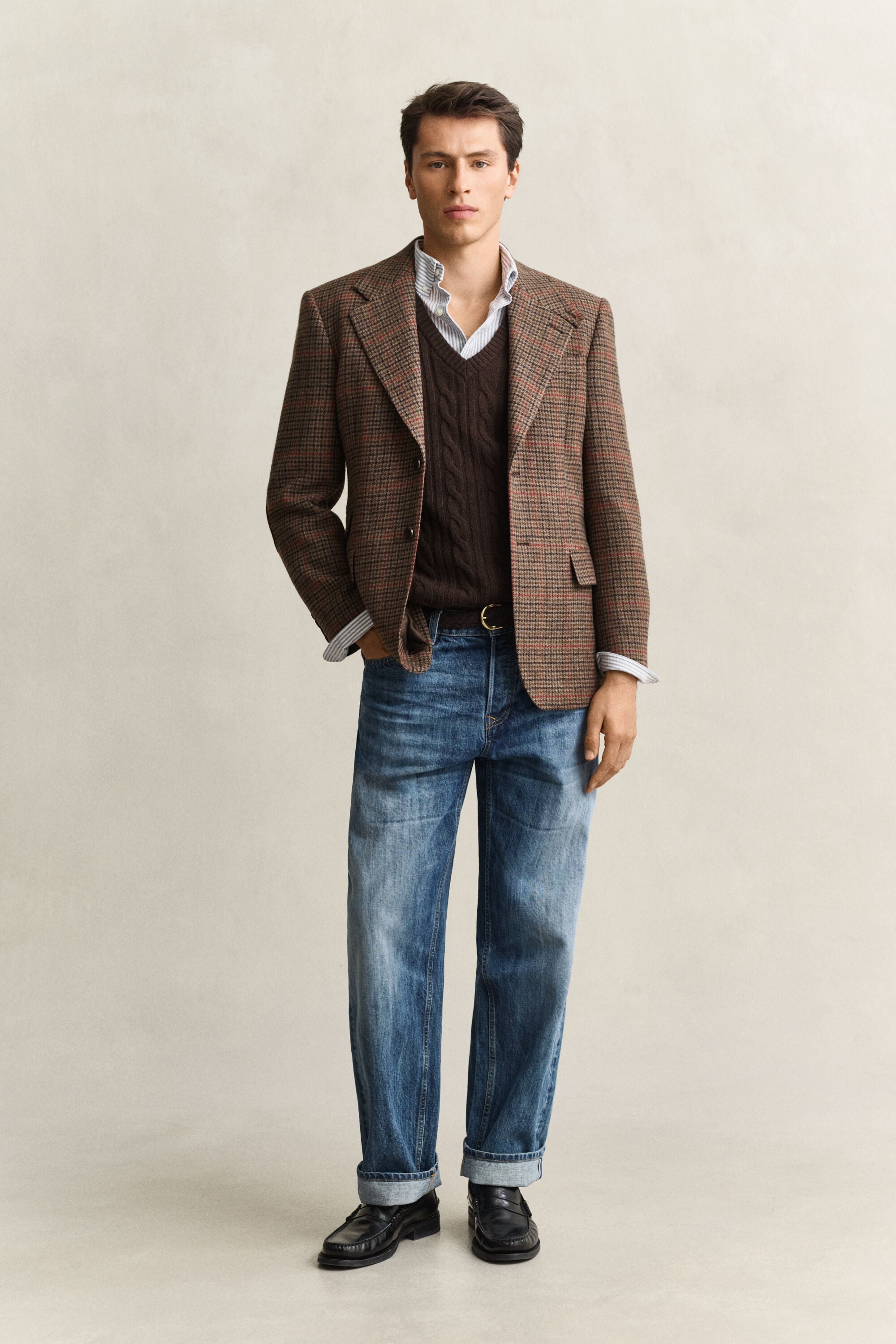 Chaqueta deportiva de tweed británico