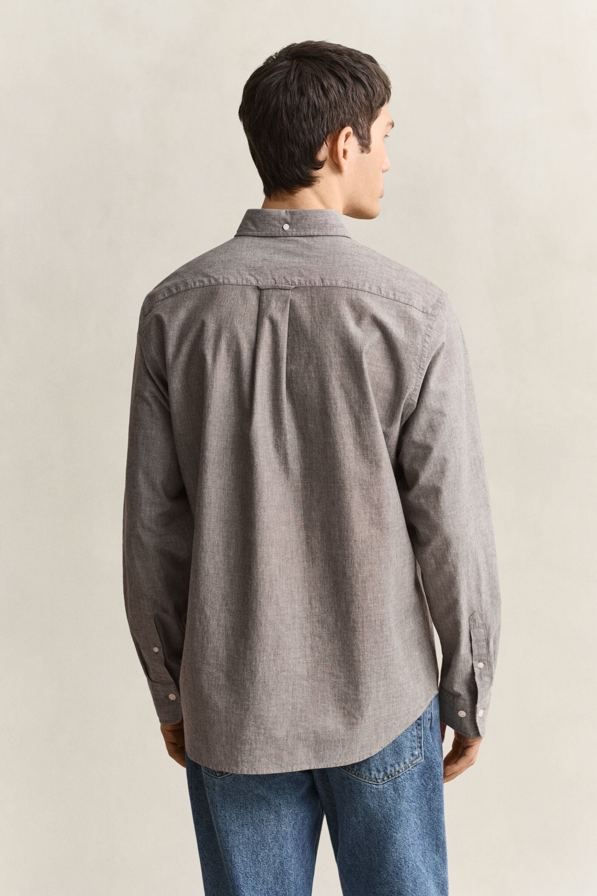 Camisa de popelina jaspeada Archive