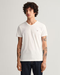Camiseta Slim Fit Original con cuello de pico