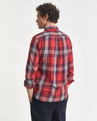 Camisa Regular Fit de franela Windblown a cuadros