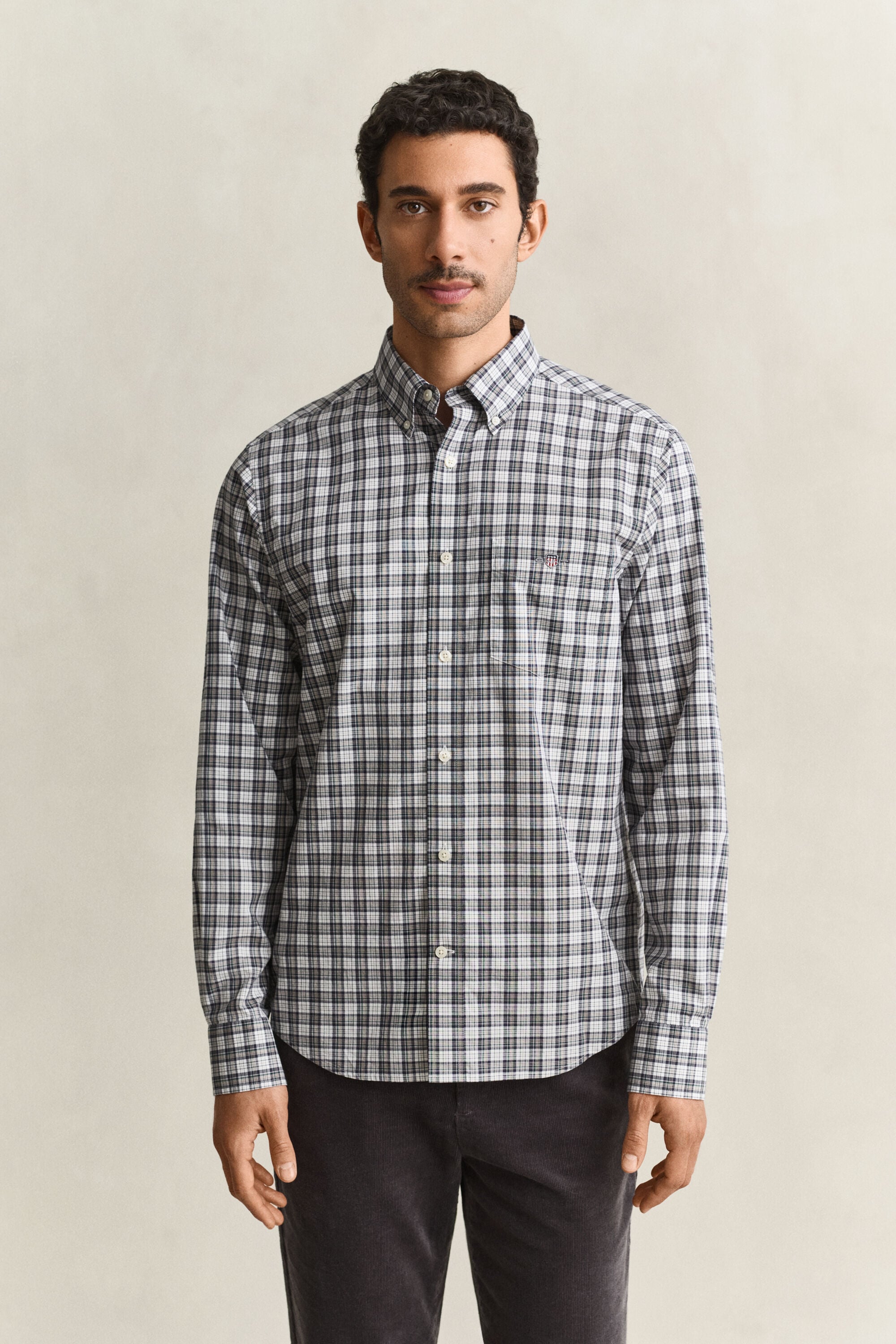 Camisa de popelina a cuadros