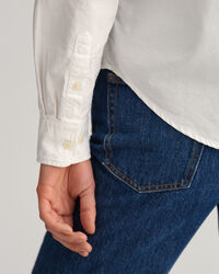 Camisa Oxford Regular Fit teñida en prenda