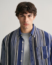 Camisa de seda estampada Relaxed Fit