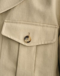 Americana de traje Relaxed Fit de algod&oacute;n y lino