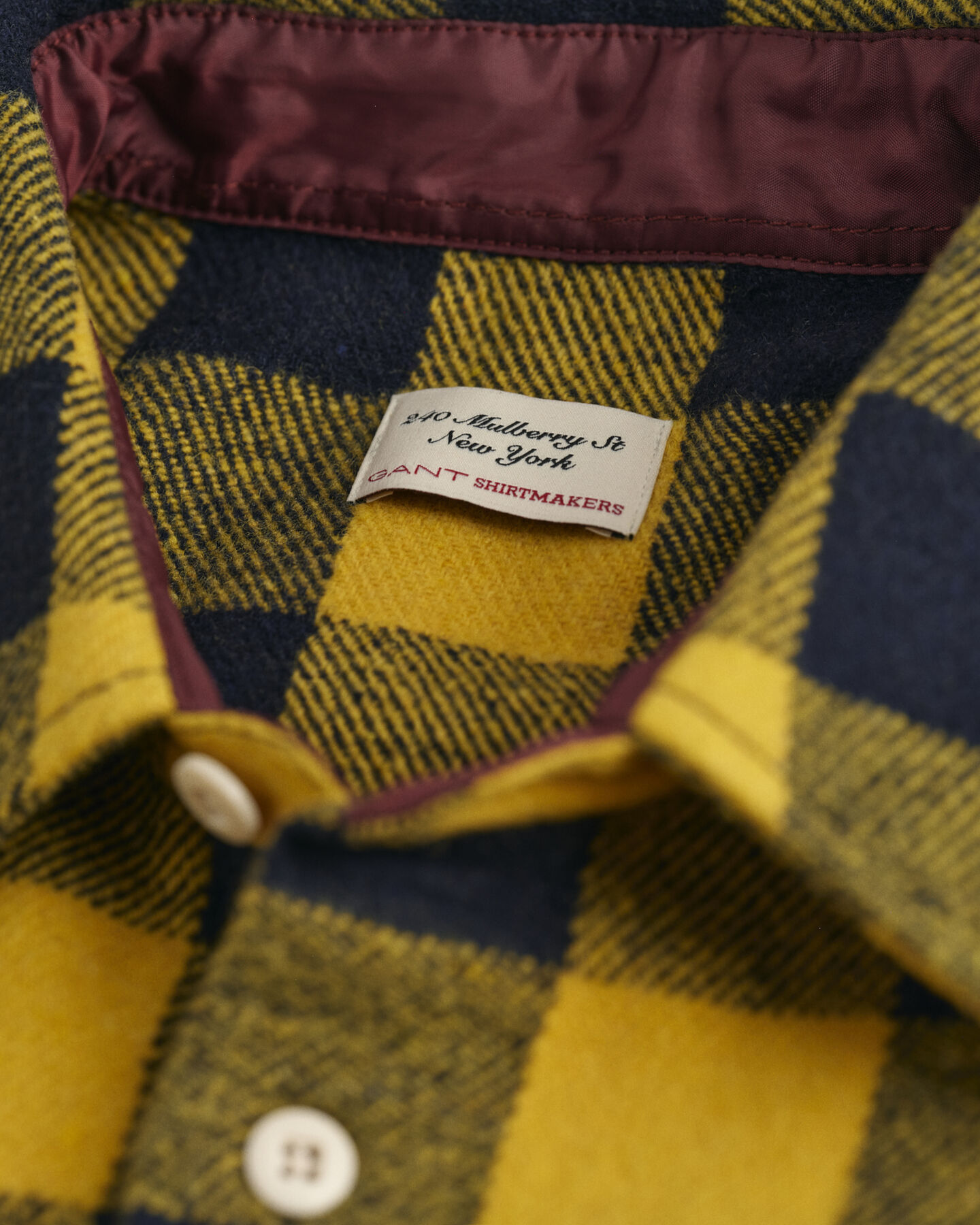 Sobrecamisa Buffalo en mezcla de lana