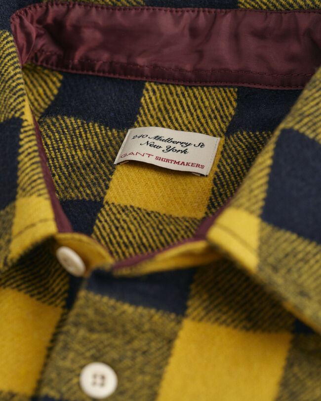 Sobrecamisa Buffalo en mezcla de lana