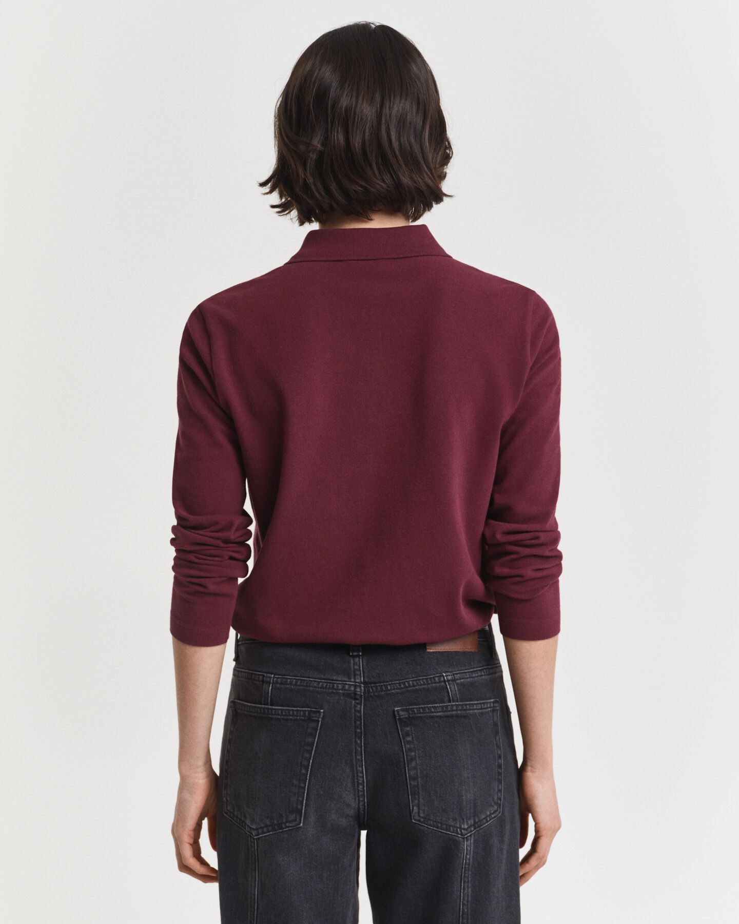 Polo de piqué de manga larga