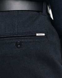 Pantalones Slim Fit en dos tonos