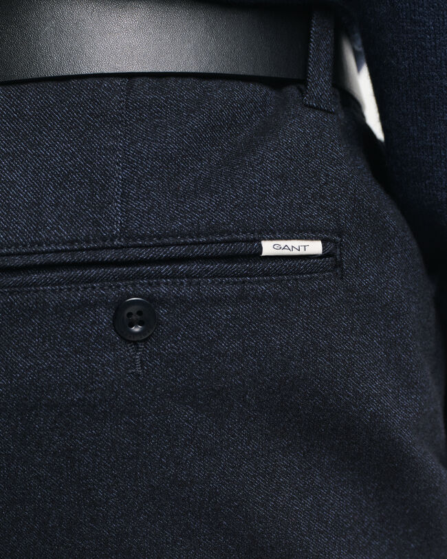 Pantalones Slim Fit en dos tonos