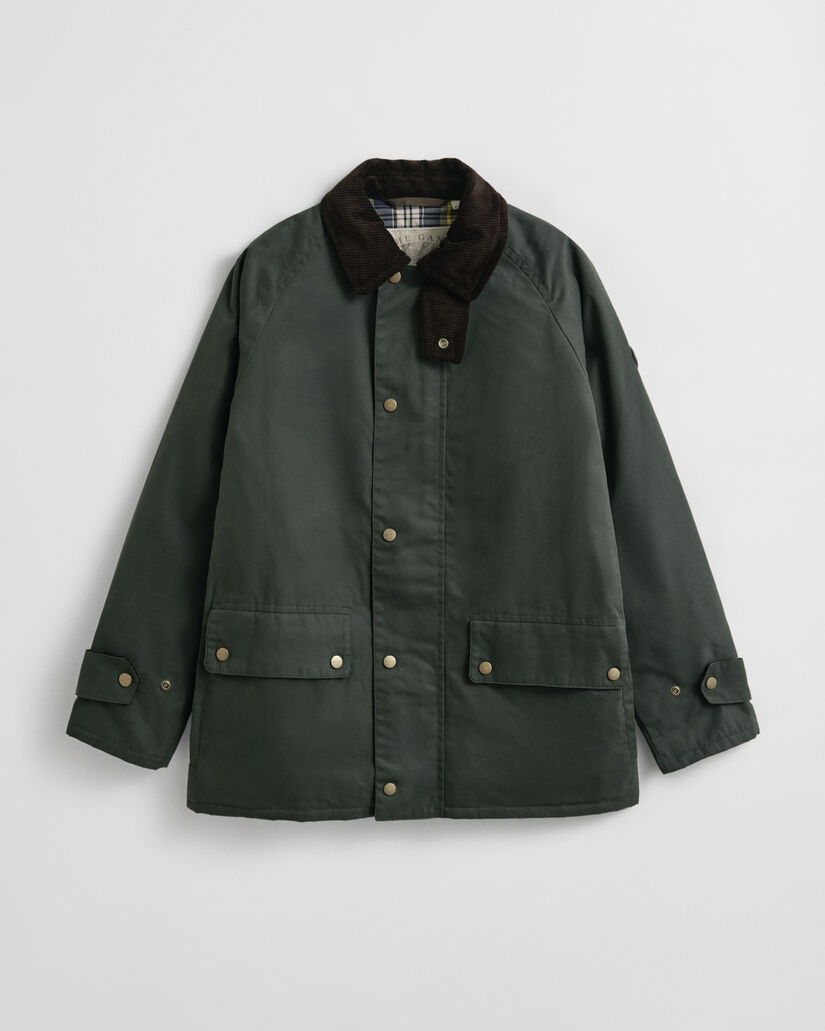 Chaqueta rústica encerada