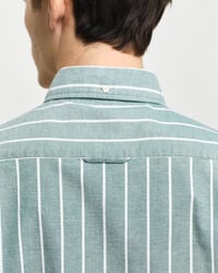 Camisa Oxford Slim Fit el&aacute;stica de rayas