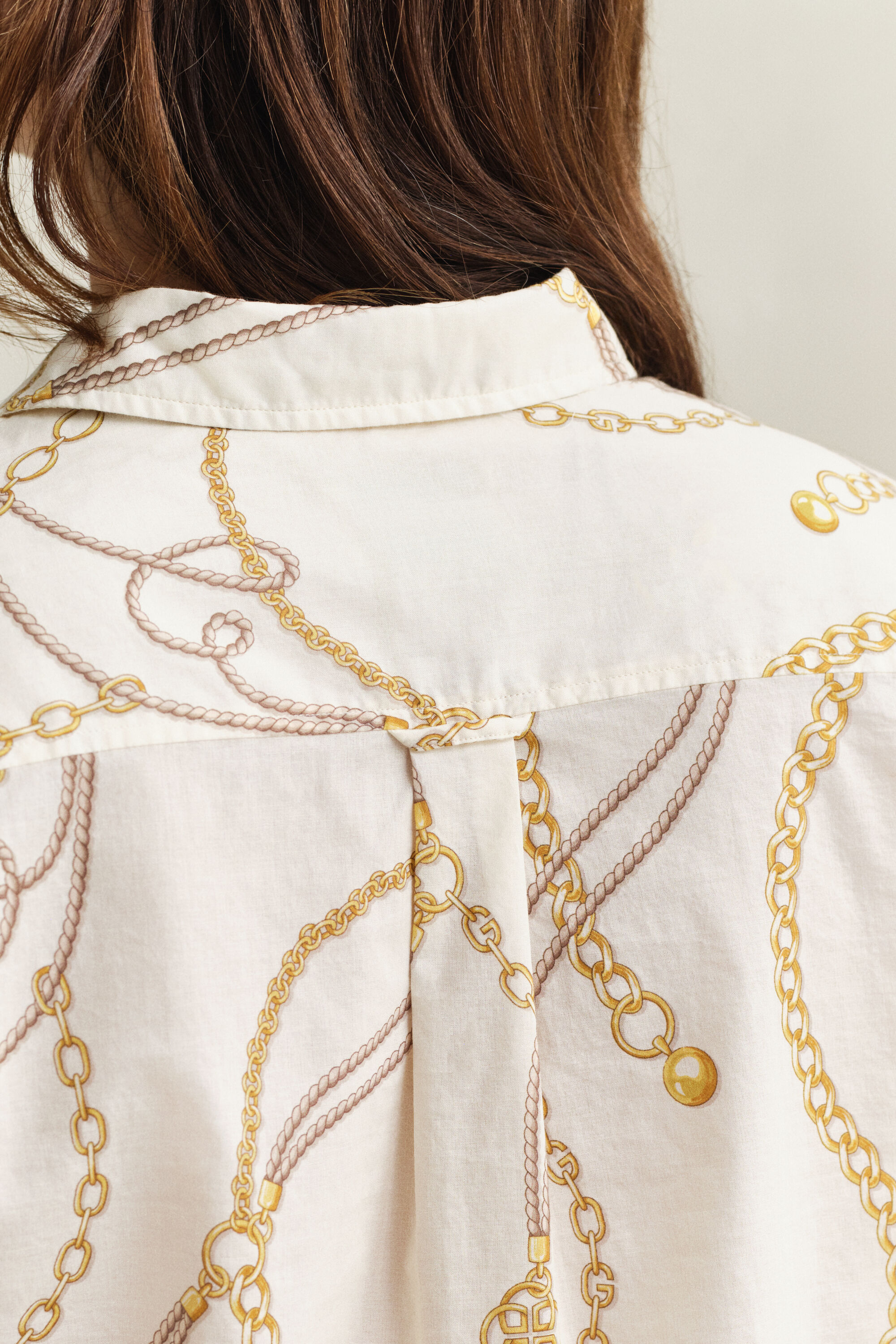 Camisa de gasa de algodón