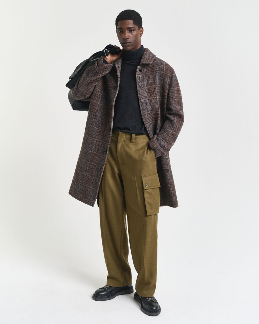 Jersey de lana merino extrafina con cuello de cisne