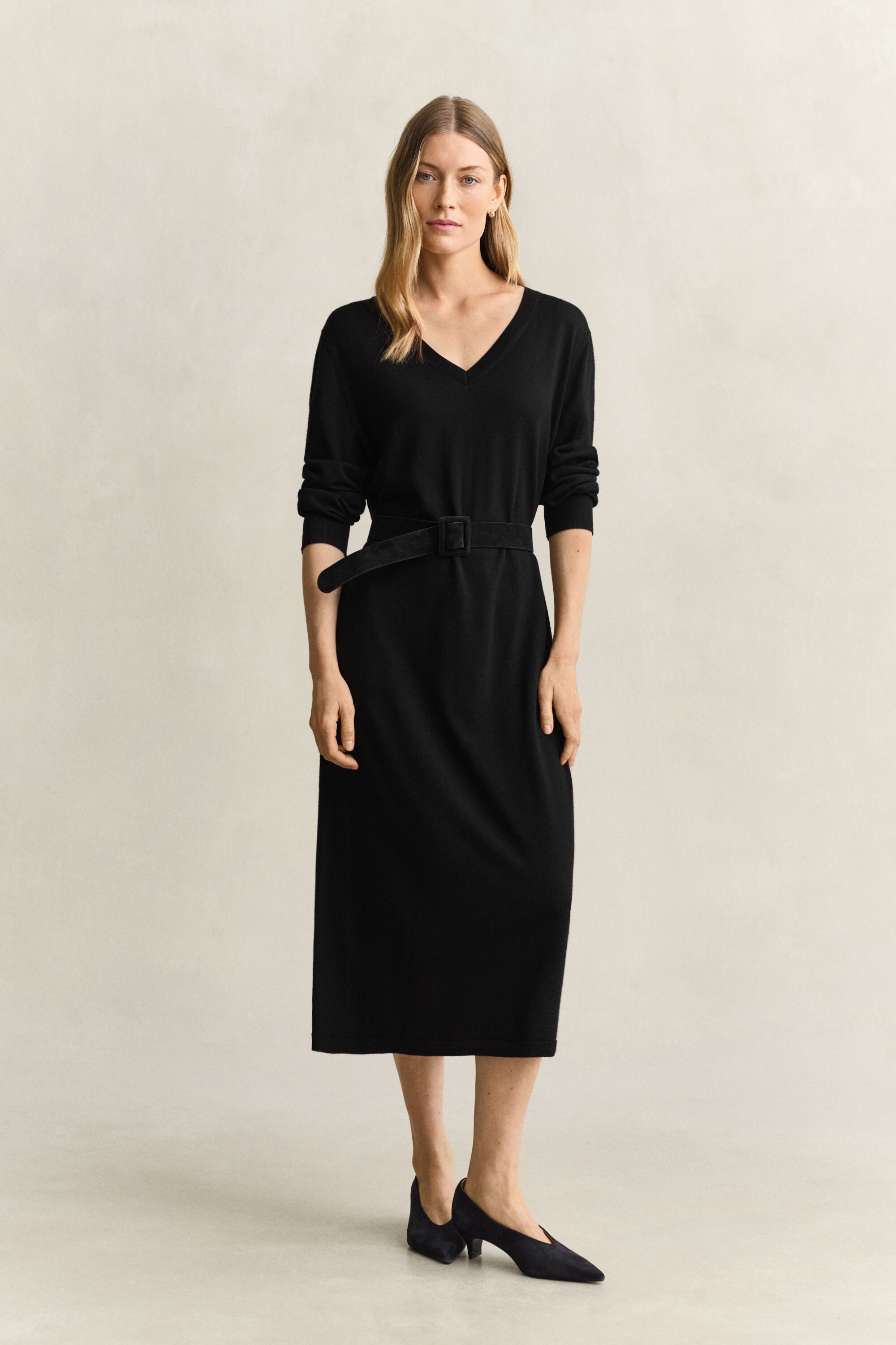 Vestido de lana merino extrafina
