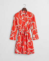 Vestido camisero con estampado Sailing