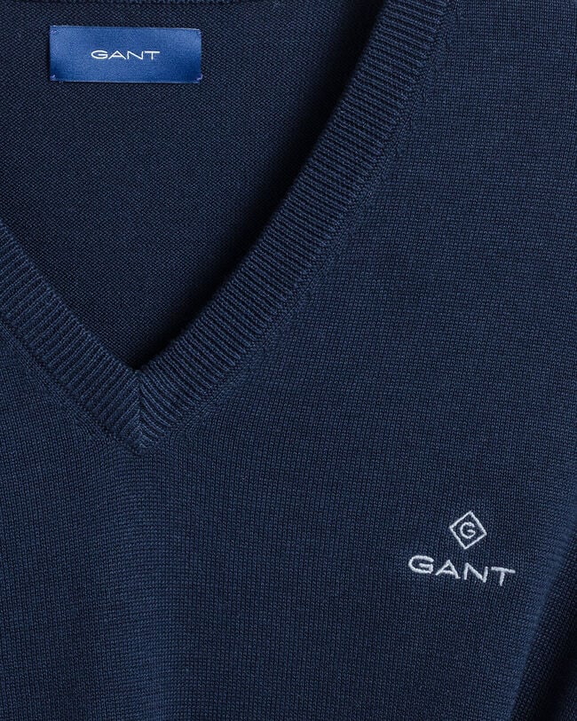 Jersey de cuello de pico y algod&oacute;n Classic