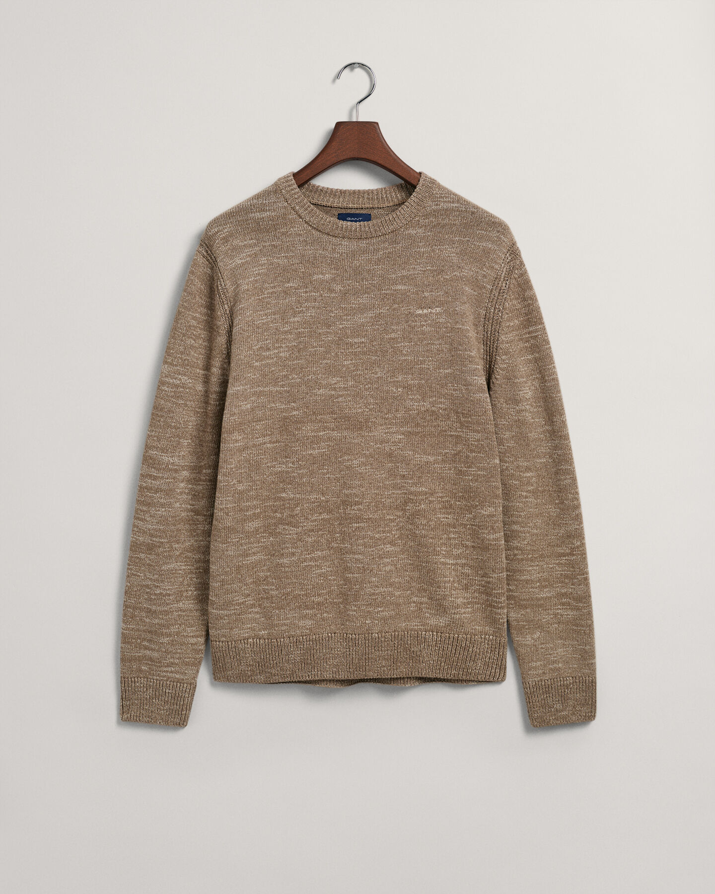 Jersey de cuello redondo en hilo retorcido