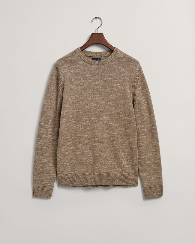 Jersey de cuello redondo en hilo retorcido