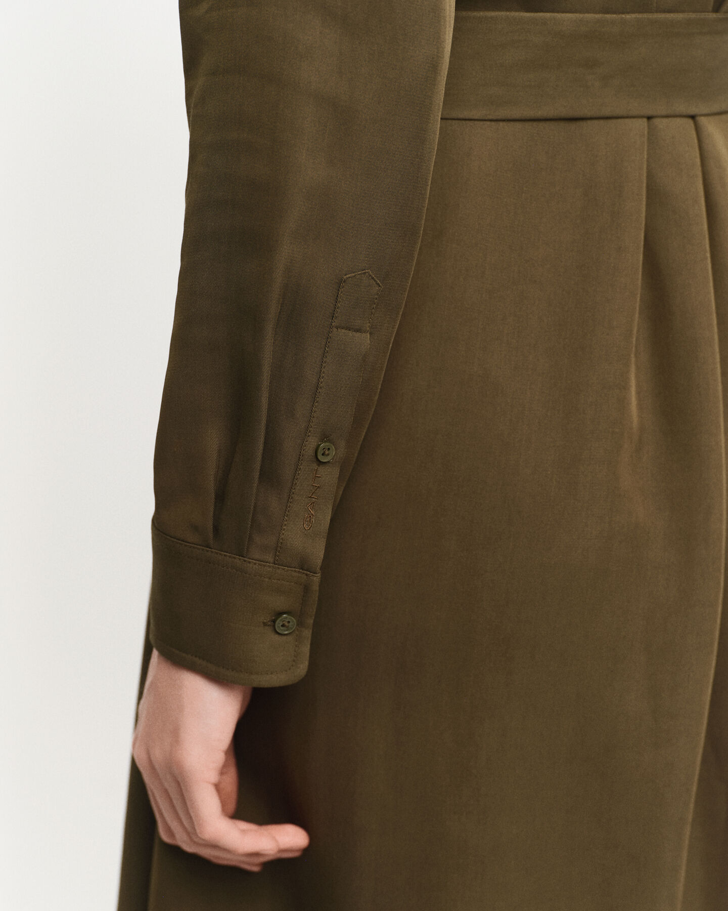 Vestido camisero con bolsillo