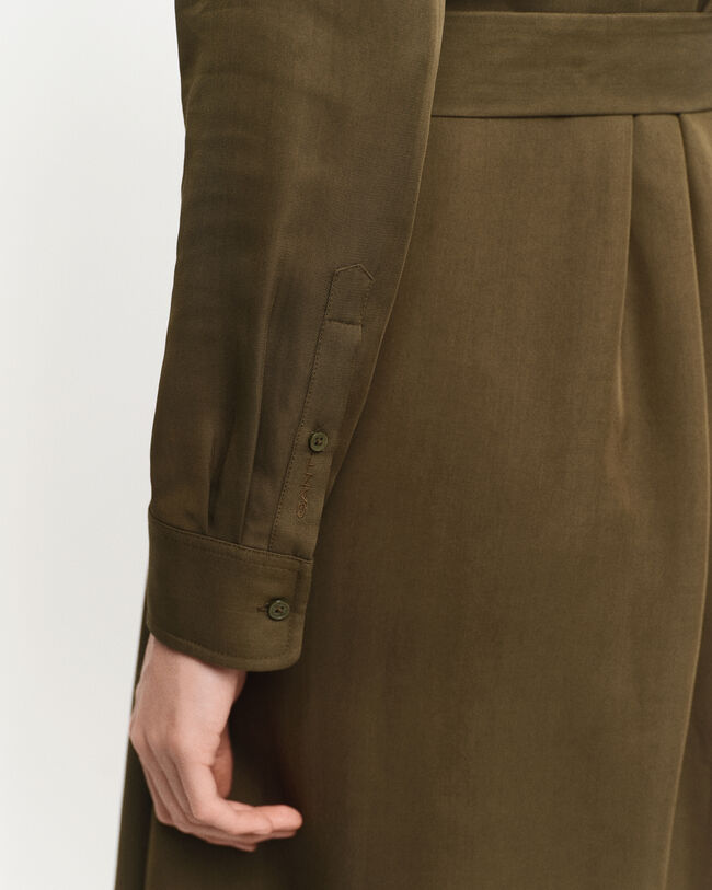 Vestido camisero con bolsillo