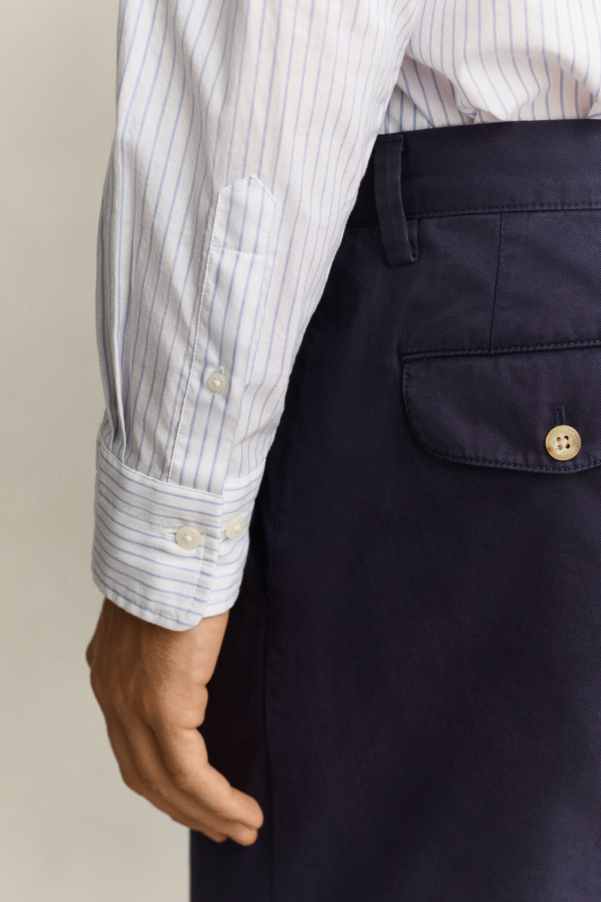 Camisa Oxford de rayas Gant x Yale