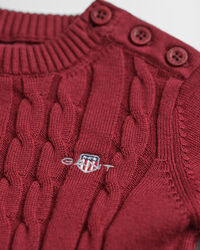 Vestido de punto de ochos de algodón Baby Girls