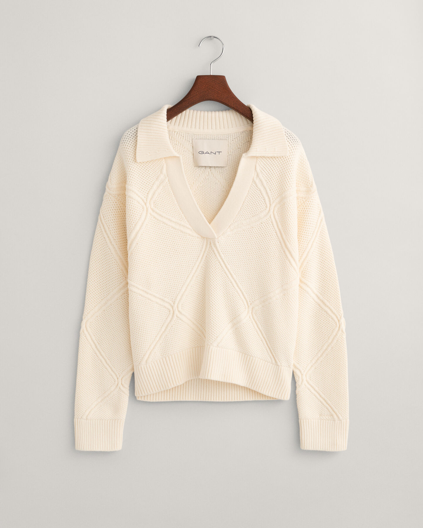 Rugger de punto con textura