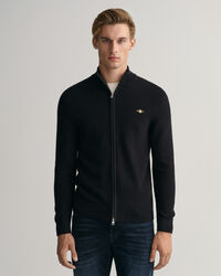 Cárdigan de algodón Textured