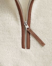 Forro polar con media cremallera